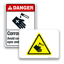 Image of Corrosive Materials Signs