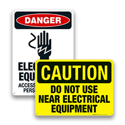Image of Electrical Equipment Signs