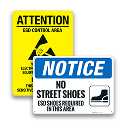 Image of ESD Signs