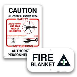 Fire Blanket Signs