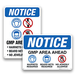 Image of Hairnet Signs