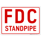 FDC Standpipe Sign