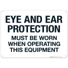 Eye And Ear Protection Sign