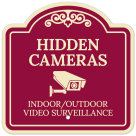 Hidden Cameras Indoor Outdoor Video Surveillance Décor Sign