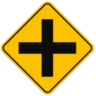MUTCD ?rossroads W2-1 Sign