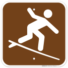Surfing Sign, (SI-64404)