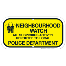 All Suspicious Activity Reported To Local Police Department Sign