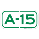 Parking Space A-15 Sign